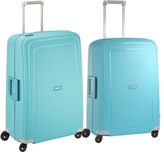 Samsonite S'Cure Spinner 69+75cm Aqua Blue Kofferset