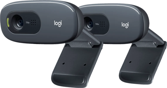 Logitech C270 HD-Webcam Duo Pack