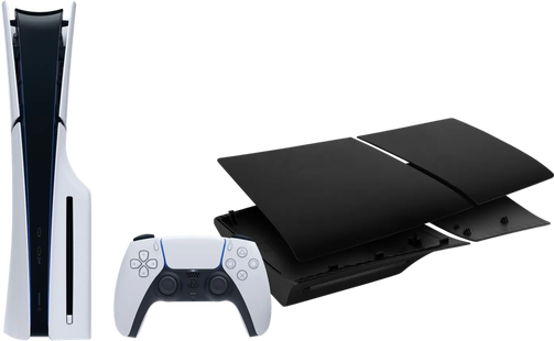PlayStation 5 Slim Disc Edition + Covers Zwart