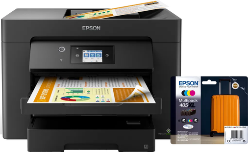 Epson WorkForce WF-7830DTWF + 1 set extra XL cartridges
