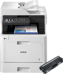 Brother DCP-L8410CDW + 1 extra zwarte toner