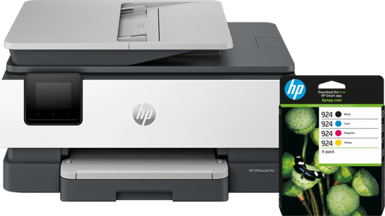 HP OfficeJet Pro 8122e + 1 set extra cartridges