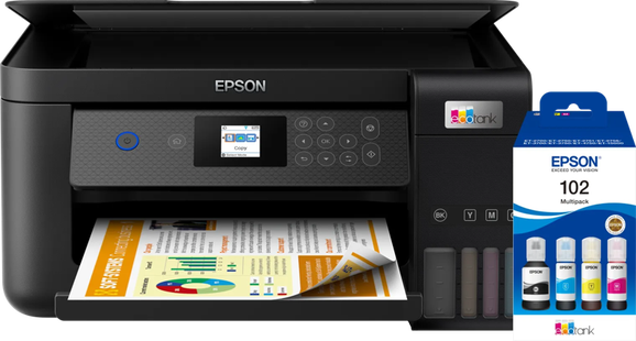 Epson EcoTank ET-2851 + 1 set extra inktflesjes