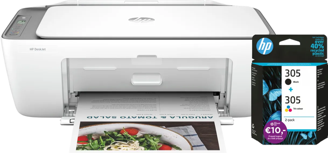 HP DeskJet 2820e + 1 set extra cartridges