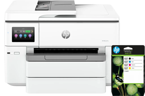 HP OfficeJet Pro 9730e + 1 set extra cartridges