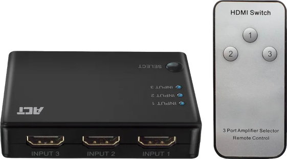 ACT AC7845 4K HDMI Switch 3x1