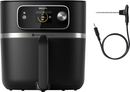 Philips Airfryer XXL Connected HD9880/90 + Voedselthermometer