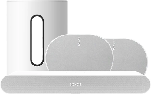 Sonos Ray Wit + 2x Era 300 Wit + Sub Mini Wit