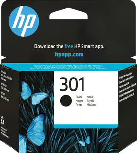 HP 301 Cartridge Zwart