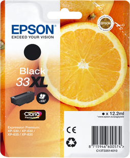 Epson 33XL Cartridge Zwart