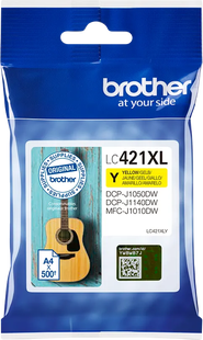 Brother LC-421XL Cartridge Geel