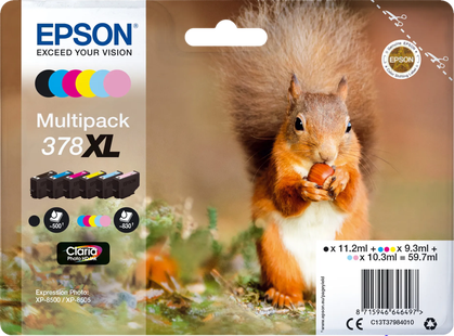 Epson 378XL Cartridges Combo Pack