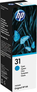 HP 31 Inktflesje Cyaan