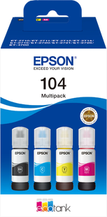 Epson 104 Inktflesjes Combo Pack Kleur