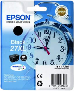 Epson 27XL Cartridge Zwart
