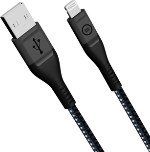 BlueBuilt Usb A naar Lightning Kabel 1,5m Kevlar Zwart