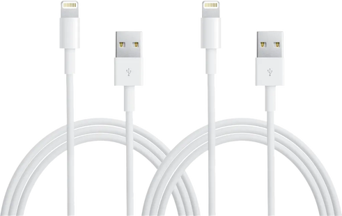 Apple Usb A naar Lightning Kabel 1m Kunststof Wit Duopack