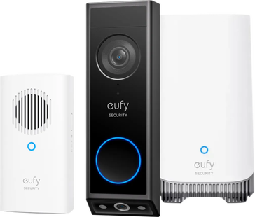 Eufy Video Doorbell E340 + Chime + HomeBase 3