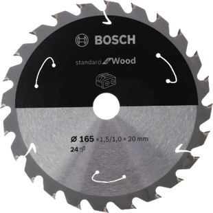 Bosch Cirkelzaagblad ACCU Standard for Wood 254X2.2/1.6X30X4