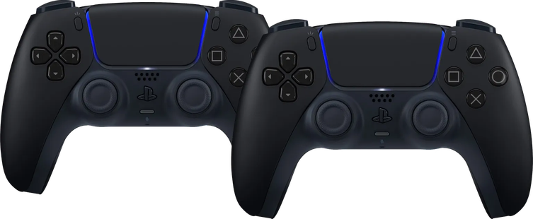 Sony Playstation 5 DualSense Draadloze Controller Midnight Black Duo Pack