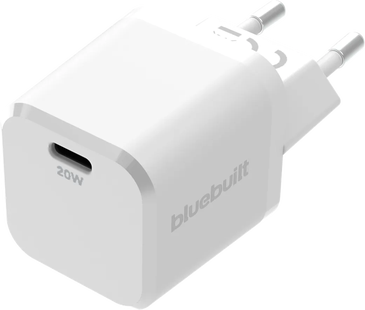 BlueBuilt Power Delivery Oplader met Usb C Poort 20W Wit