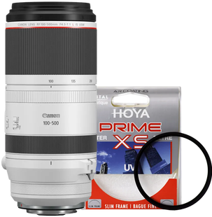 Canon RF 100-500mm f/4.5-7.1L IS USM + Hoya UV Filter