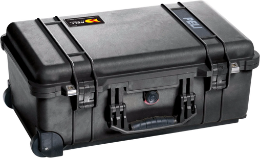Peli 1510 Protector Case Zwart Trolley met plukschuim