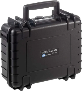 B&W type 1000 zwart met plukschuim