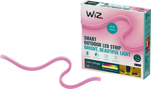 WiZ Lightstrip voor buiten - Gekleurd en wit licht - 5m