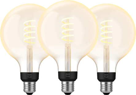Philips Hue Filament White Ambiance Globe XL 3-pack