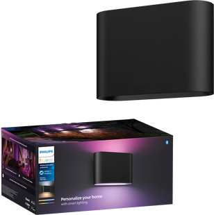 Philips Hue Dymera muurlamp - White and Color - Zwart