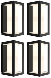 Philips Hue Impress muurlamp White and Color zwart smal 4-pack