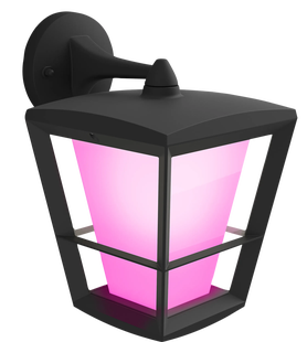 Philips Hue Econic muurlamp White and Color Zwart hangend