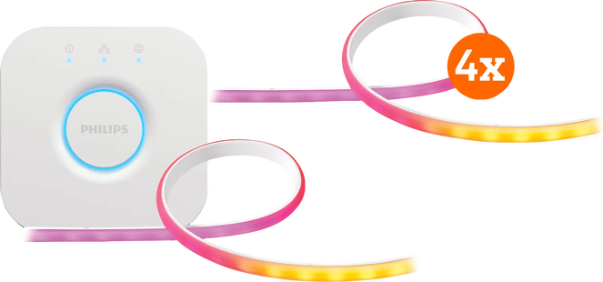 Philips Hue Gradient Led Strip basisset 6 meter + Bridge