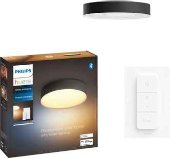 Philips Hue Enrave M plafondlamp White Ambiance Zwart