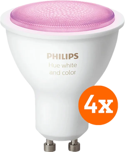 Philips Hue White and Color GU10 4-pack