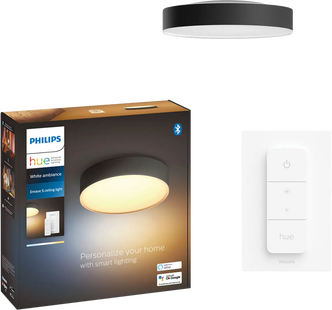 Philips Hue Enrave S plafondlamp White Ambiance Zwart