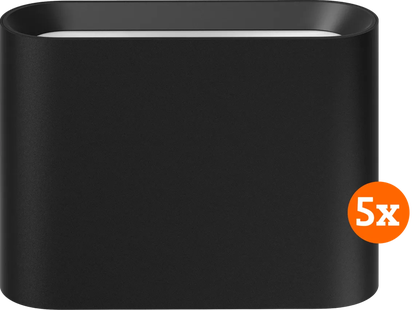 Philips Hue Dymera muurlamp - White and Color - Zwart 5-pack