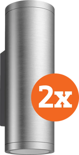 Philips Hue Appear muurlamp White & Color - RVS Duo Pack