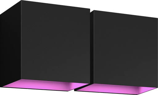 Philips Hue Resonate Downward White and Color - zwart 2-pack