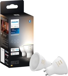 Philips Hue White Ambiance GU10 2-pack