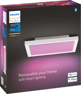 Philips Hue Surimu paneellamp White and Color vierkant wit