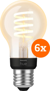 Philips Hue Filament White Ambiance Standaard 6-pack