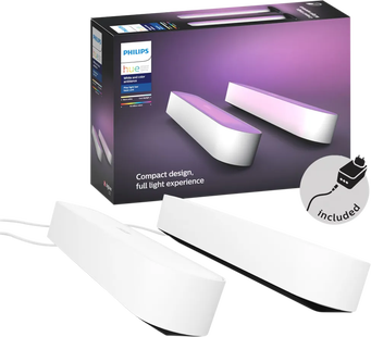 Philips Hue Play Lichtbalk White & Color Wit Duo Pack