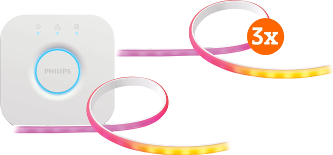 Philips Hue Gradient Led Strip basisset 5 meter + Bridge