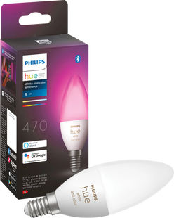 Philips Hue Kaarslamp White and Color E14 Losse lamp