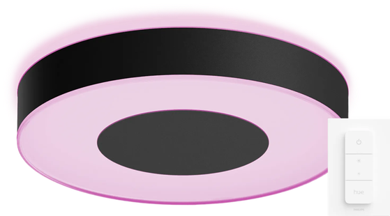 Philips Hue Infuse L plafondlamp White and Color zwart + dimmer