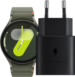 Samsung Galaxy Watch 7 Groen 44mm + Oplader 25W