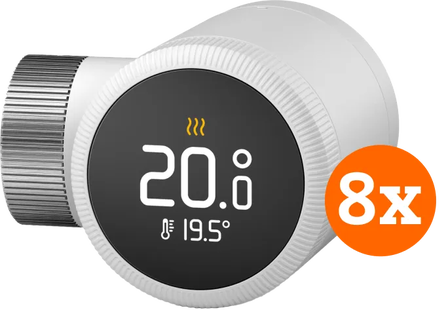 Tado Slimme Radiatorknop X 8-Pack (uitbreiding)