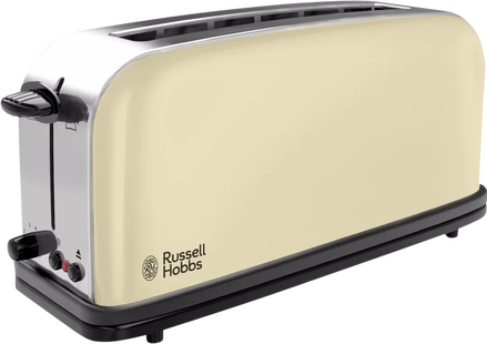 Russell Hobbs Colours Plus+ Classic Cream Long Slot Broodrooster